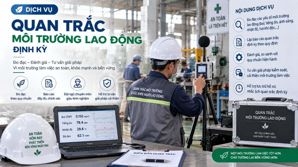 Dịch vụ quan trắc môi trường định kỳ