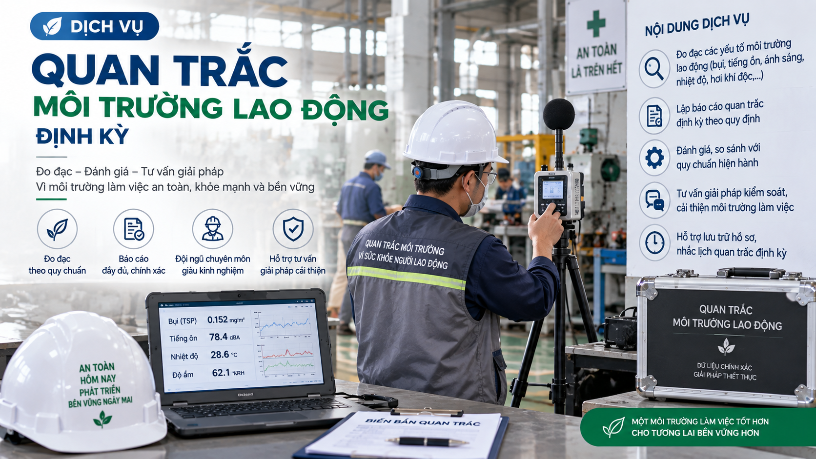 Dịch vụ quan trắc môi trường định kỳ