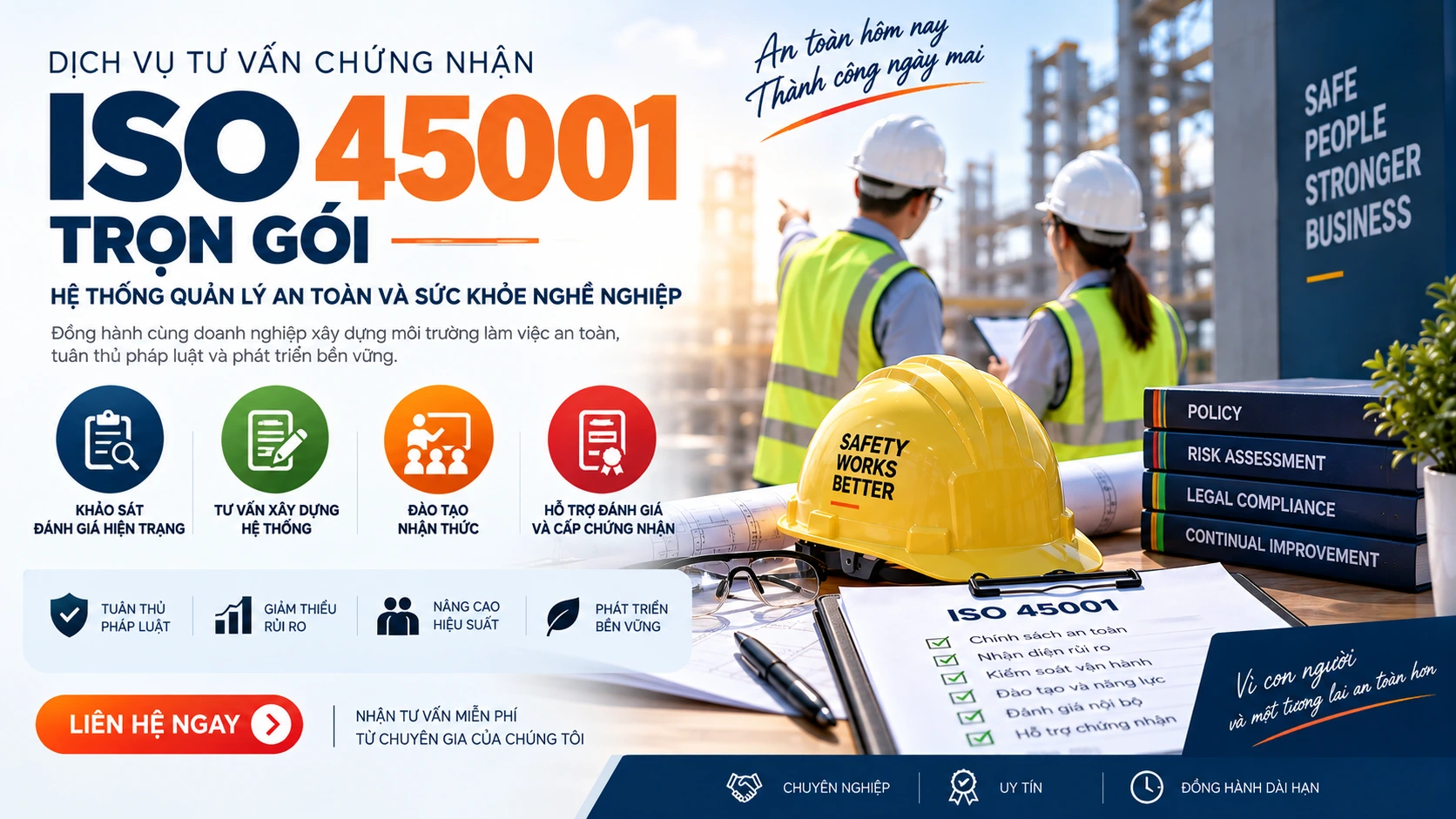 Dịch vụ tư vấn ISO 45011 trọn gói