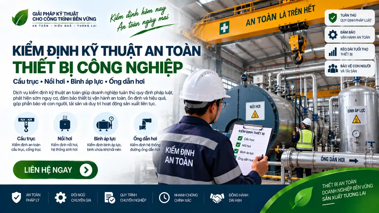 Kiểm định kỹ thuật an toàn thiết bị
