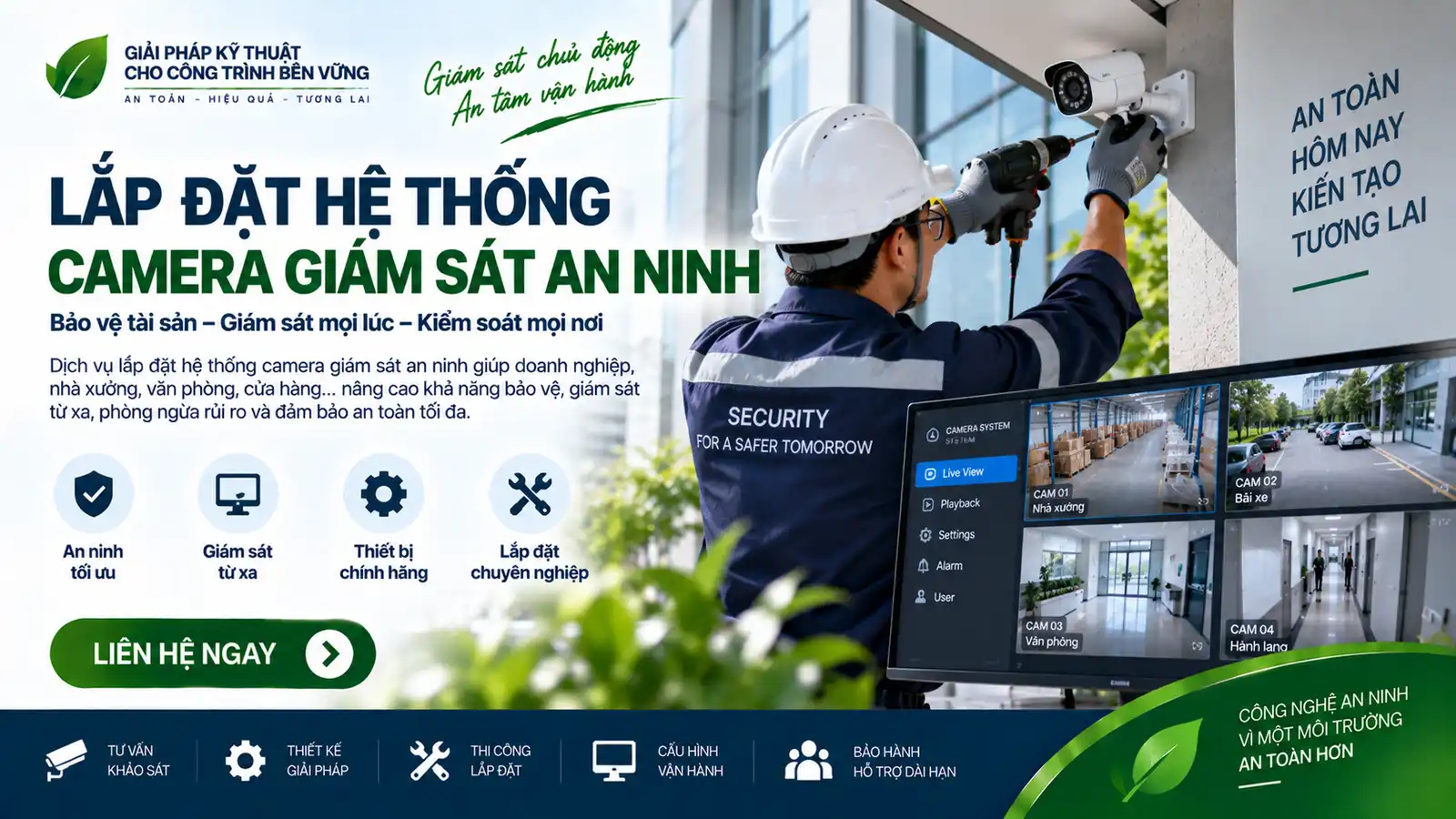 lắp đặt hệ thống camera giám sát an ninh
