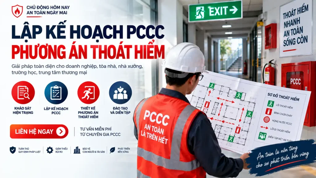 Lập kế hoạch PCCC phương án thoát hiểm