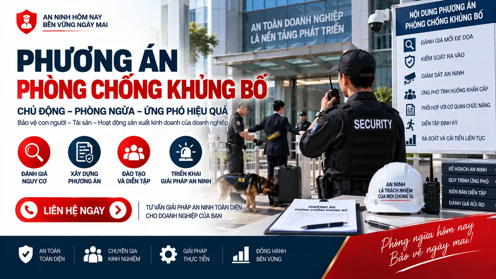 phương án phòng chống khủng bố