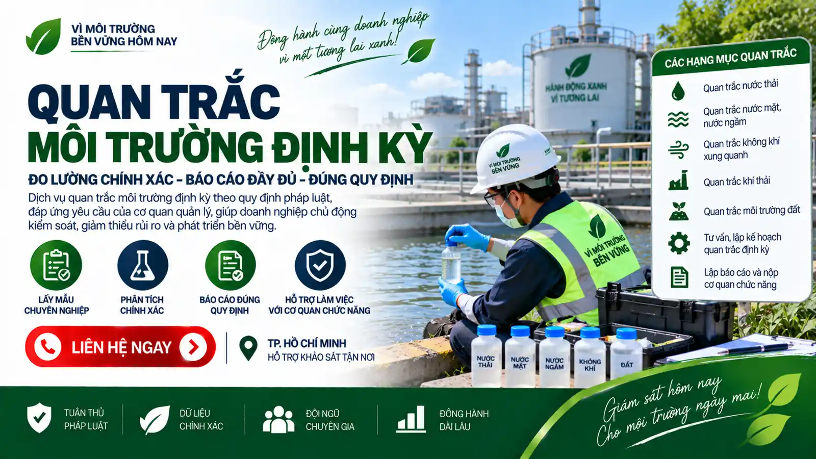 quan trắc môi trường định kỳ