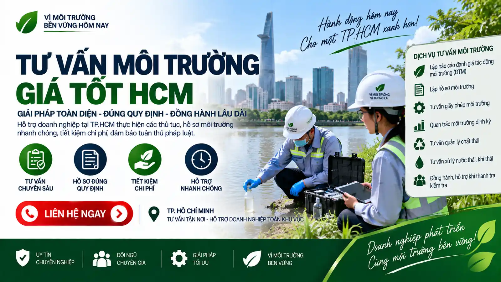 Tư vấn môi trường giá tốt HCM