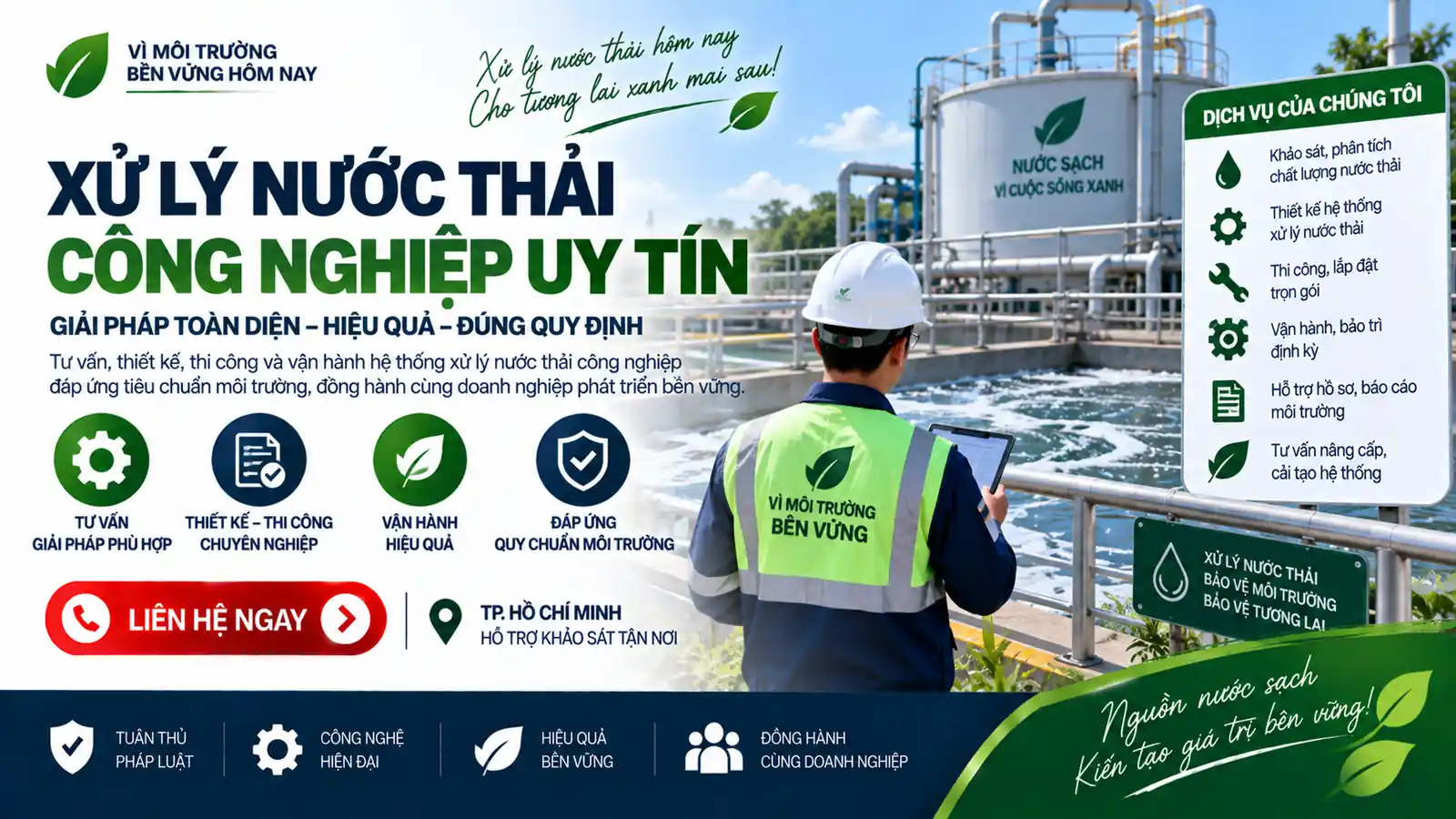 xử lý nước thải công nghiệp uy tín